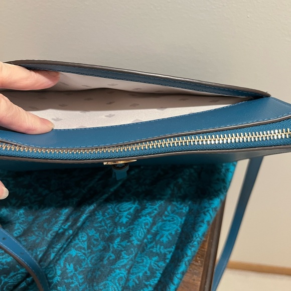 Kate Spade Peacock Crossbody Bag with Gold Hardware - Picture 4 of 10